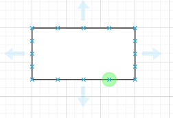 接続ポイントをドラッグ＆ドロップする